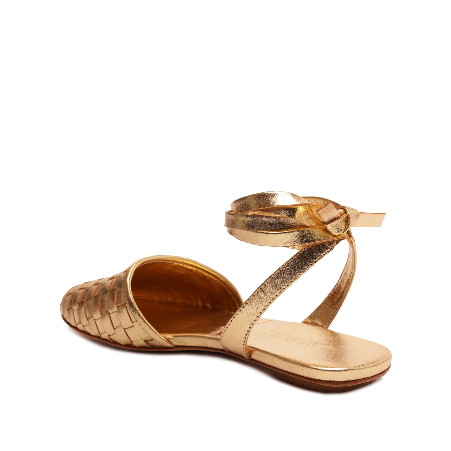 Ariel Woven Leather Flat Flats RESORT 24    - Schutz Shoes