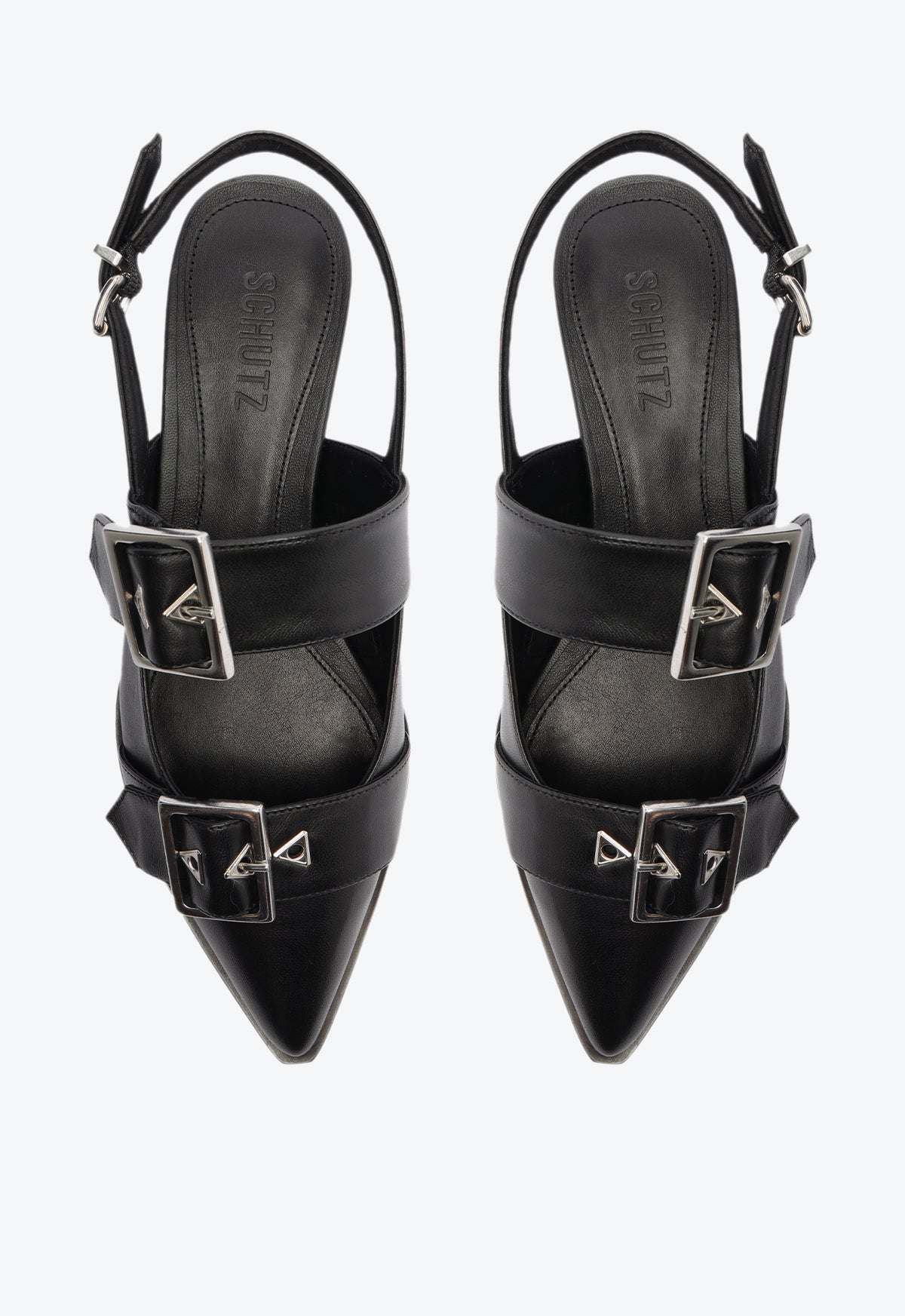 Darla Sling Leather Flat Pre Fall 24 - Schutz Shoes