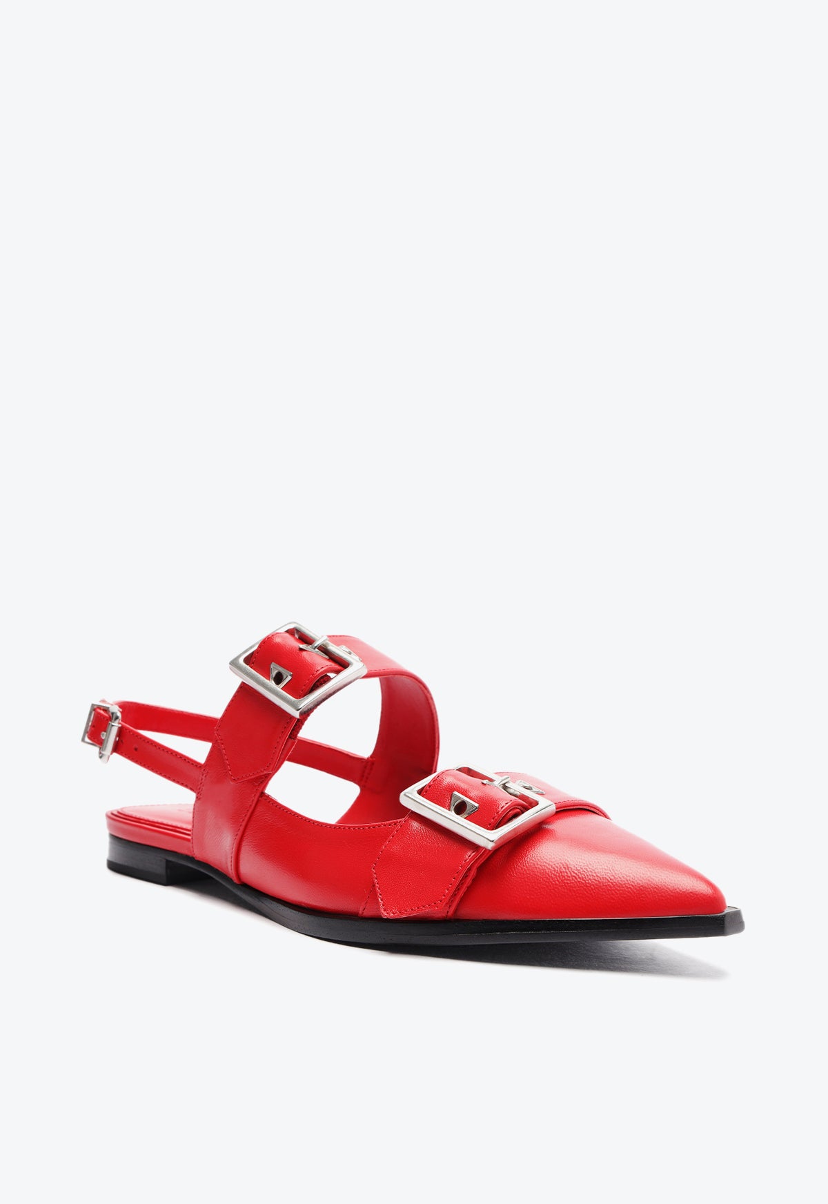 Darla Sling Leather Flat Flats Pre Fall 24    - Schutz Shoes