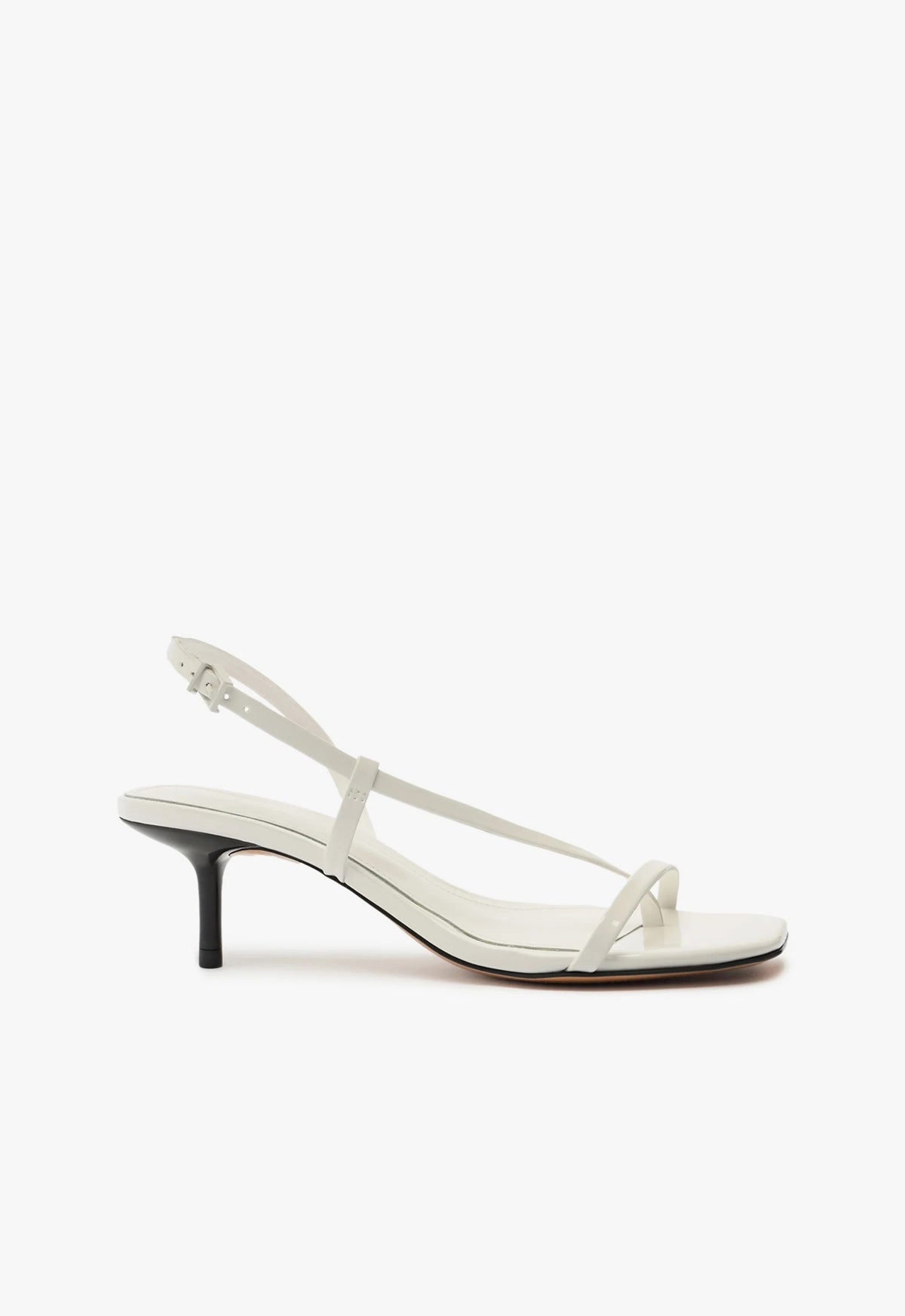 Heloise Patent Leather Sandal Sandals FALL 23 5 White Patent Leather - Schutz Shoes