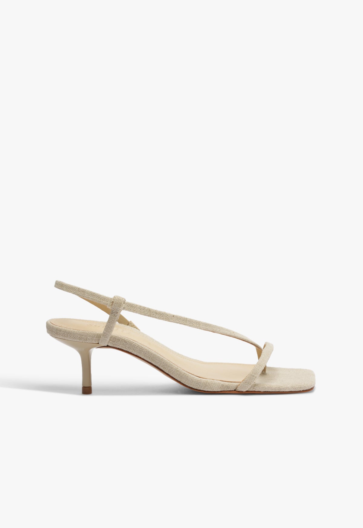 Heloise Sandal 5 Beige Fabric - Schutz Shoes