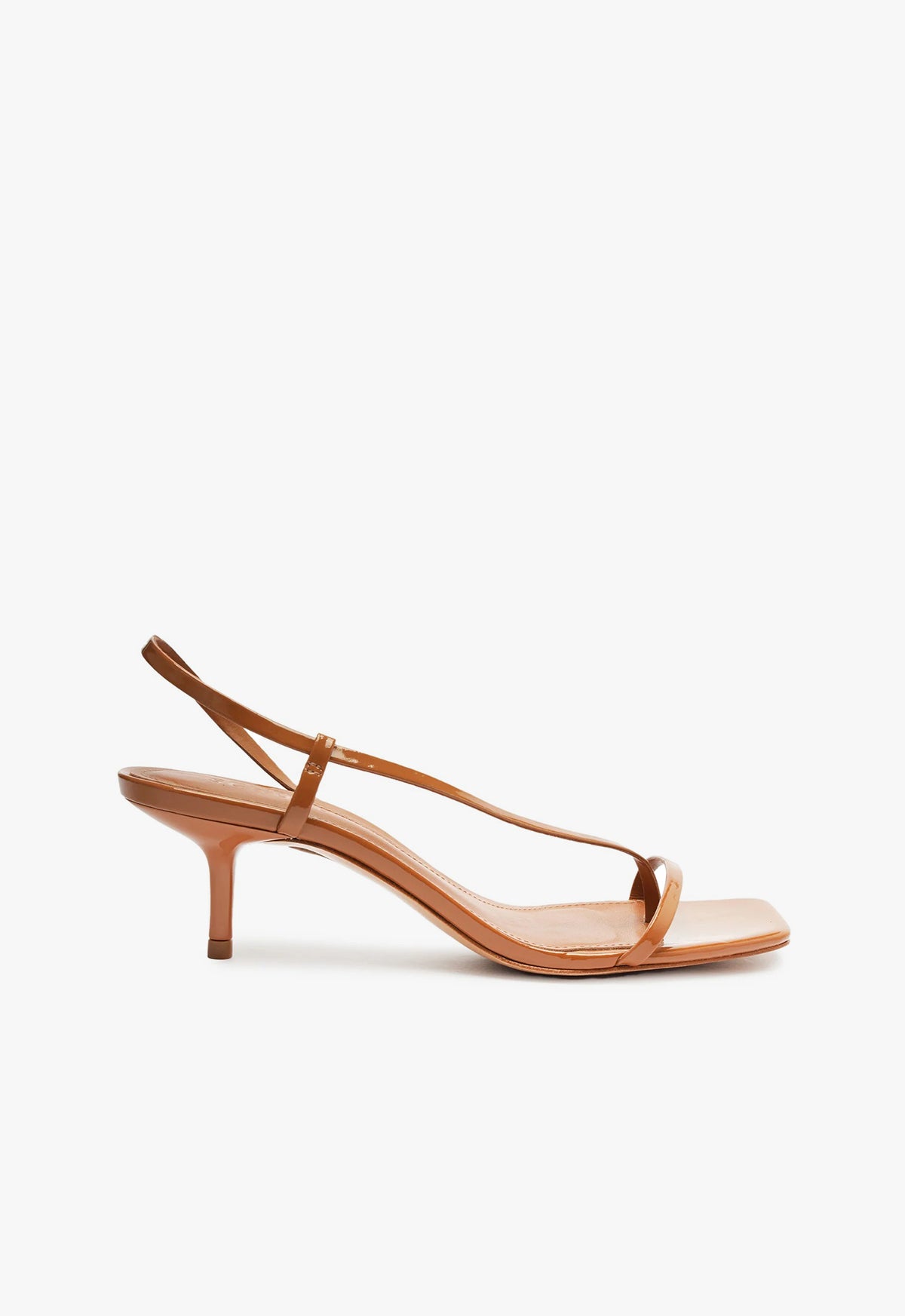 Heloise Patent Leather Sandal Sandals SPRING 24 5 Honey Peach Patent Leather - Schutz Shoes