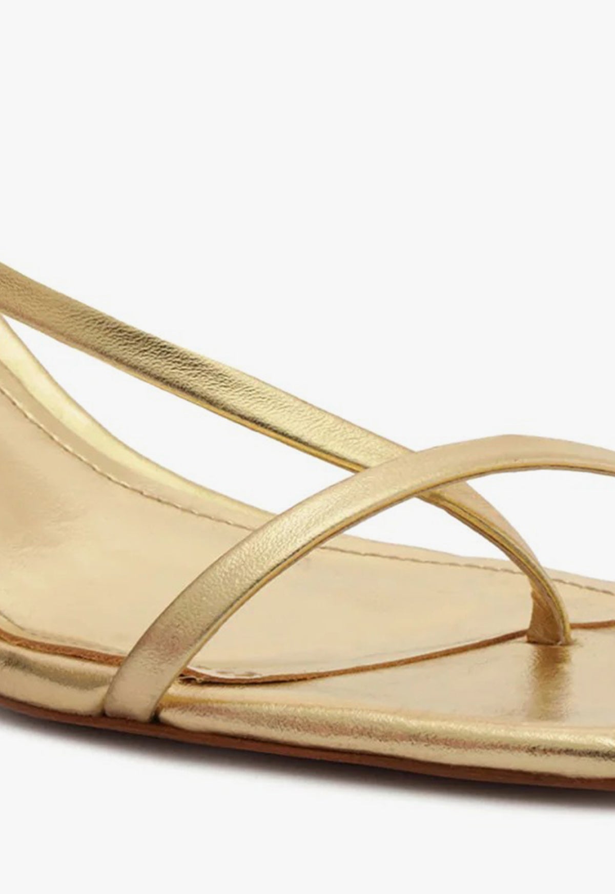 Heloise Metallic Leather Sandal Spring 25 - Schutz Shoes