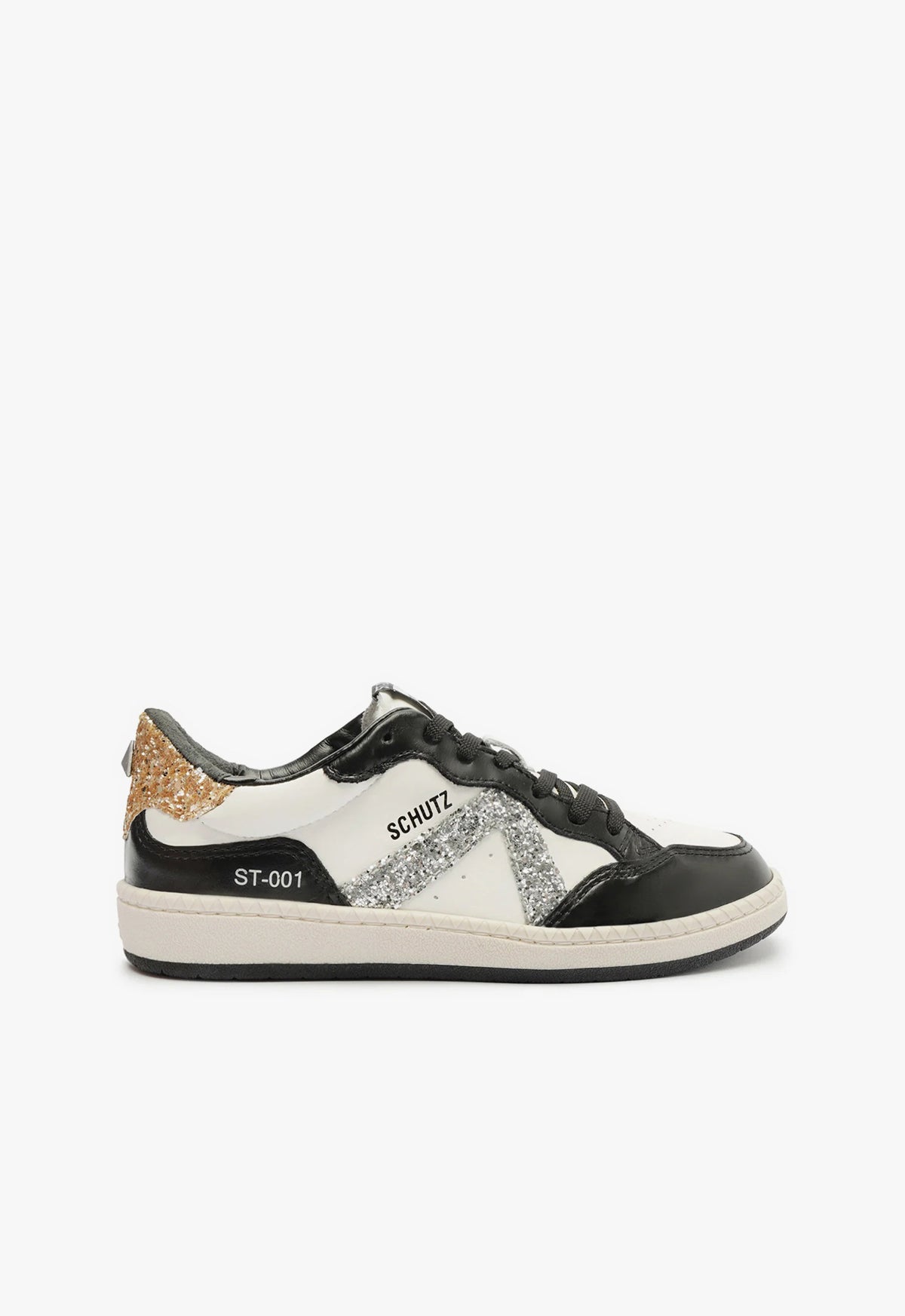 ST-001 Leather Sneaker CO 5 Silver Leather - Schutz Shoes