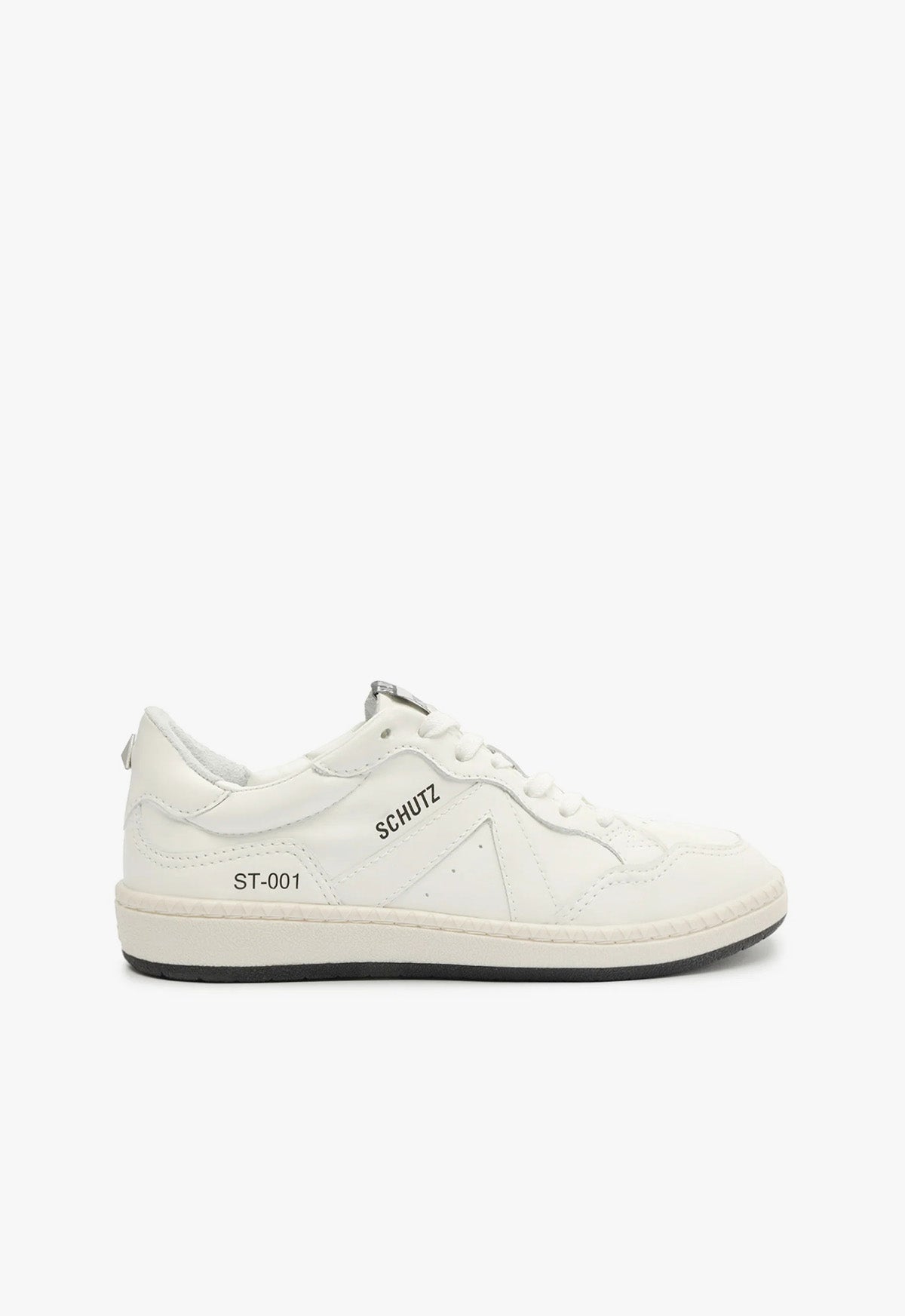 ST-001 Leather Sneaker CO 5 White Calf Leather - Schutz Shoes