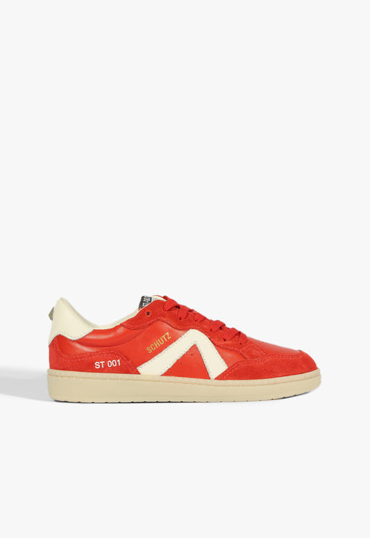 St 001 Sneaker Sneakers Resort 25 5 Red Leather - Schutz Shoes