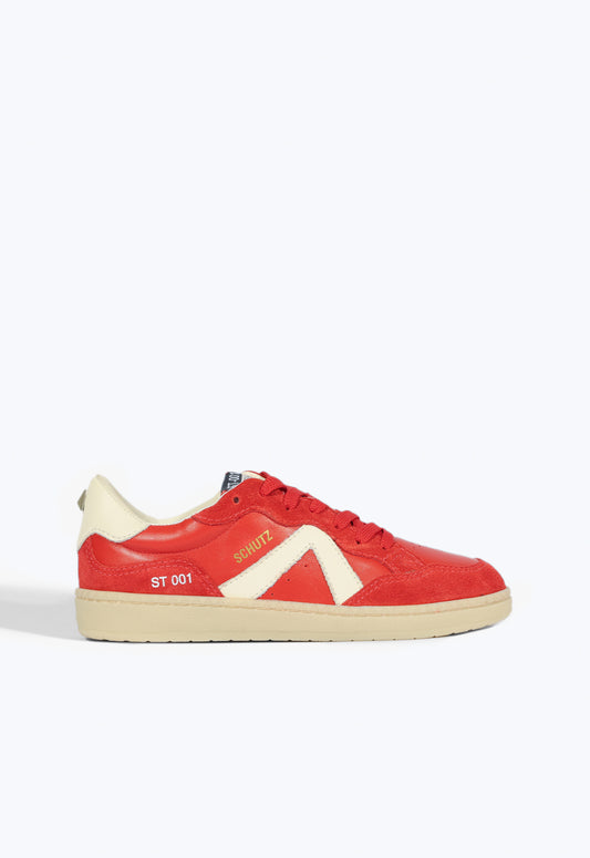 St-001 Sneaker Sneakers Resort 25 5 Red Leather - Schutz Shoes