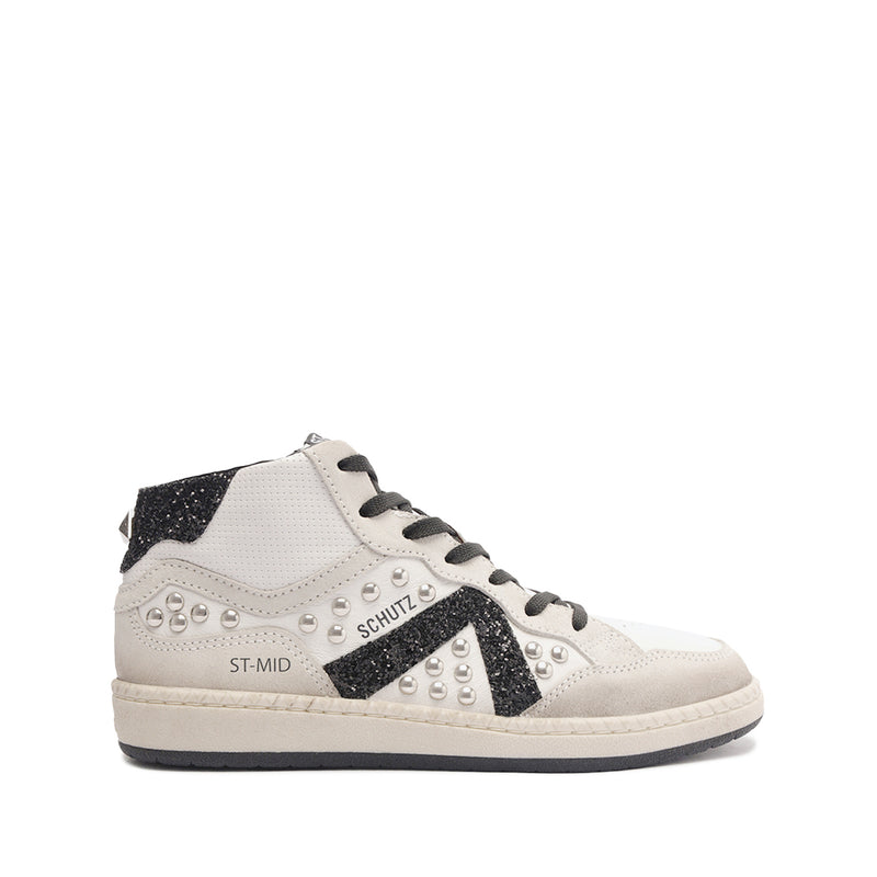 ST-Mid Rock Sneaker Sneakers Pre Fall 24 5 White Suede - Schutz Shoes