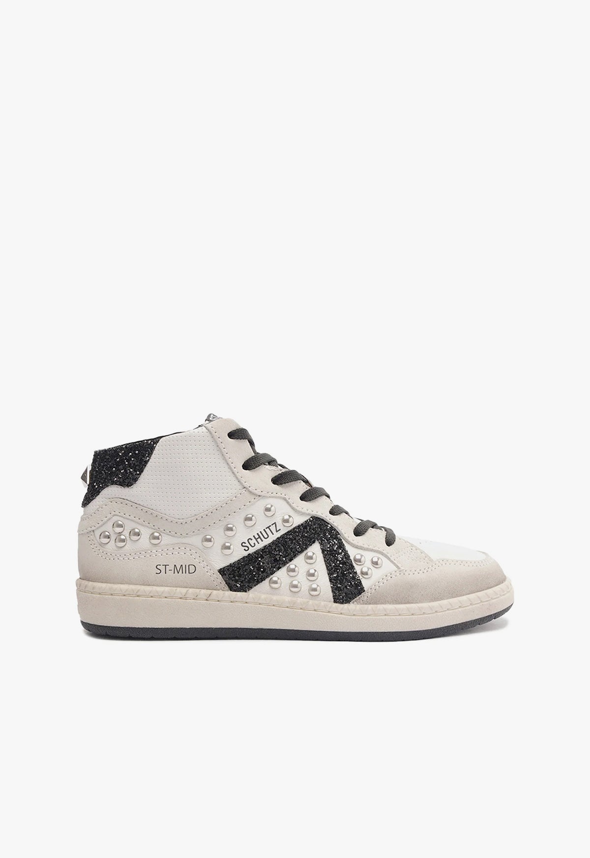 ST-Mid Rock Sneaker PRE FALL 24 5 White Leather - Schutz Shoes