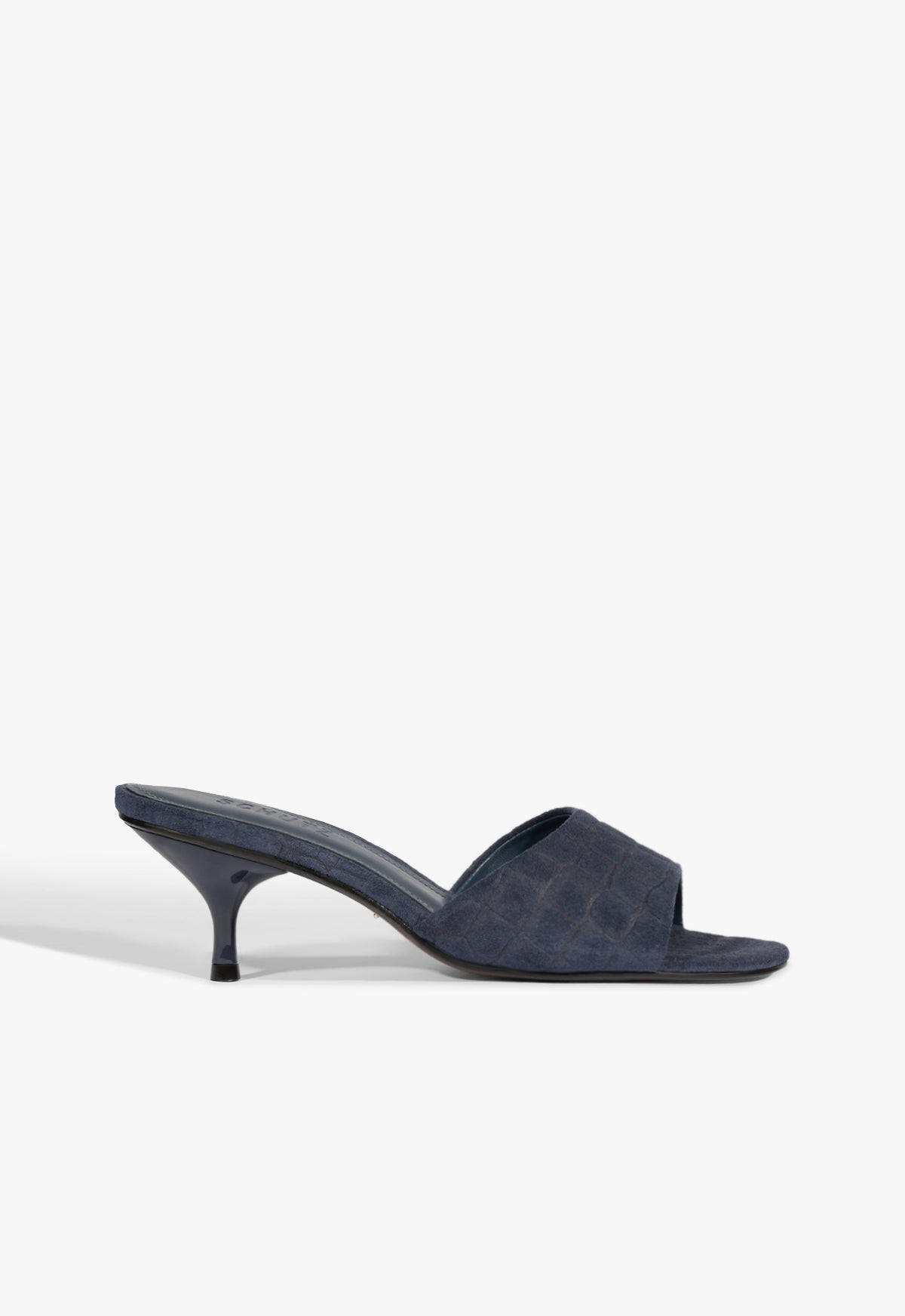 Dethalia Round Sandal Fall 25 5 Dress Blue Suede - Schutz Shoes