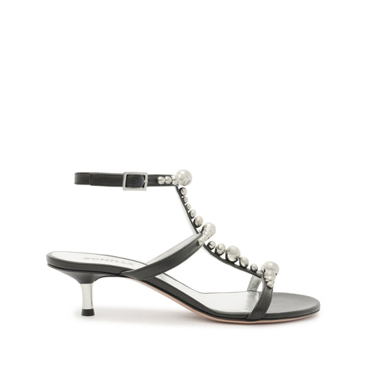 Arienne Leather Sandal Sandals WINTER 23 5 Black Nappa Leather - Schutz Shoes