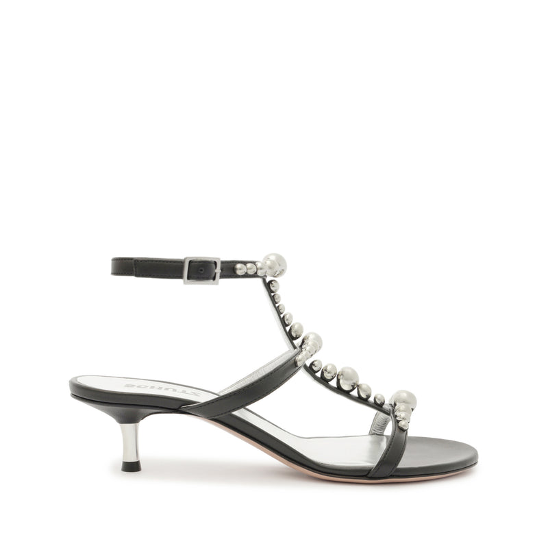 Arienne Leather Sandal Sandals Fall 23 5 Black Nappa Leather - Schutz Shoes