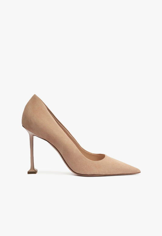 Firenze Pump FALL 23 5 Sweet Rose Suede - Schutz Shoes