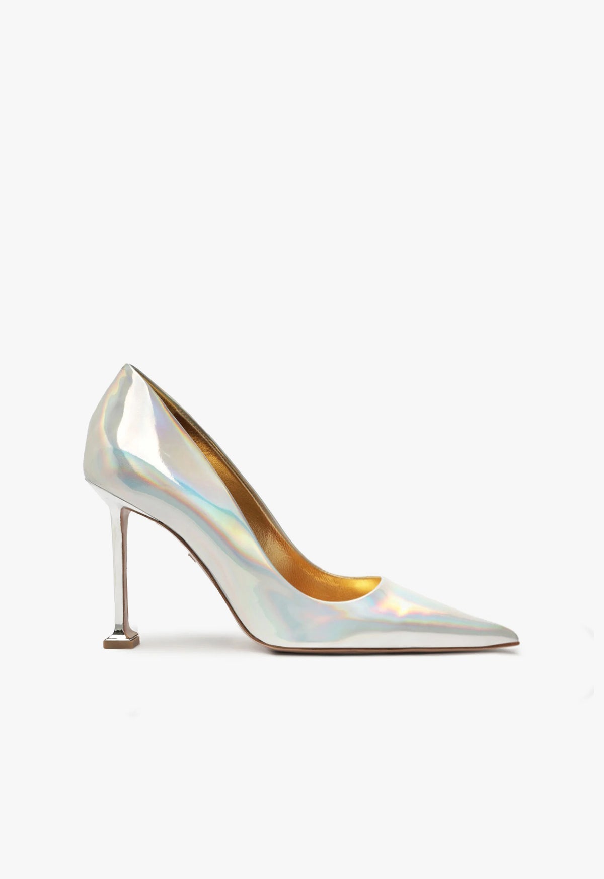 Firenze Pump Pumps FALL 23 5 Holographic Silver Specchio - Schutz Shoes