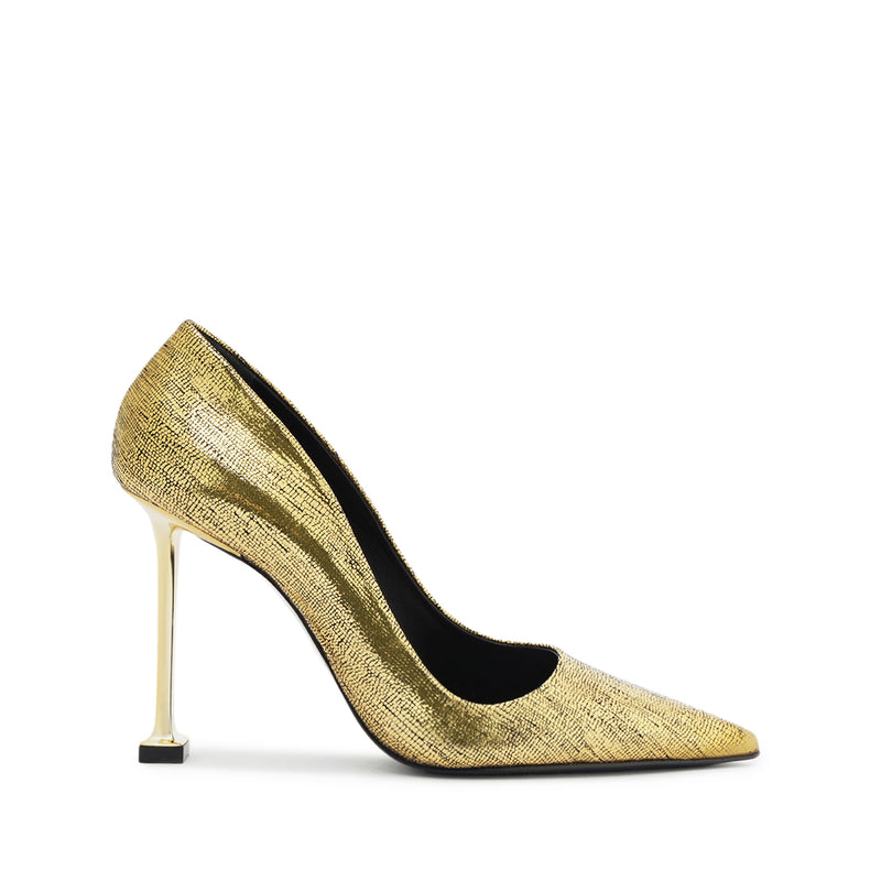 Firenze Pump Pumps Fall 24 5 Gold Leather - Schutz Shoes