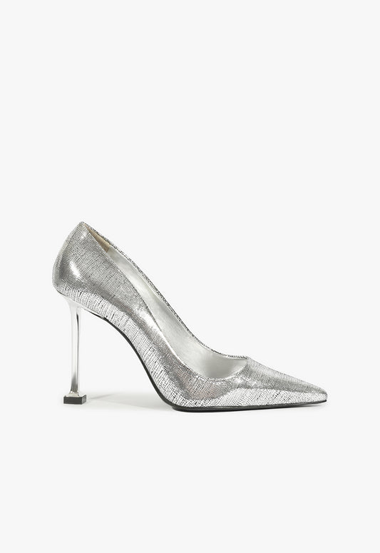 Firenze Pump Pumps Fall 24 5 Silver Leather - Schutz Shoes