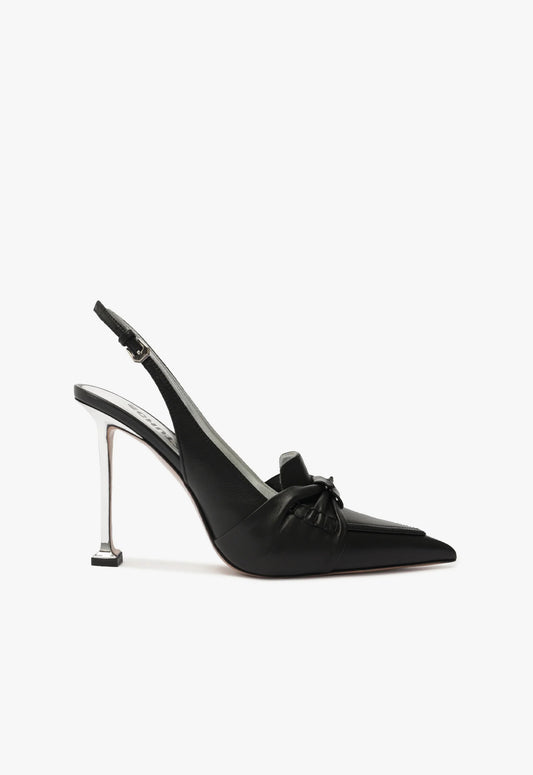 Fiorella Leather Pump Pumps FALL 23 5 Black Nappa Leather - Schutz Shoes