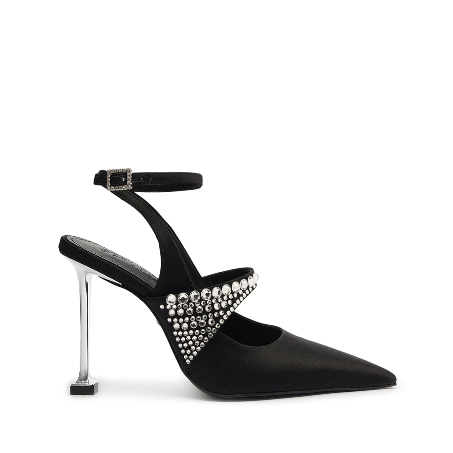 Louise Satin Pump Pumps HIGH SUMMER 24 5 Black Satin - Schutz Shoes