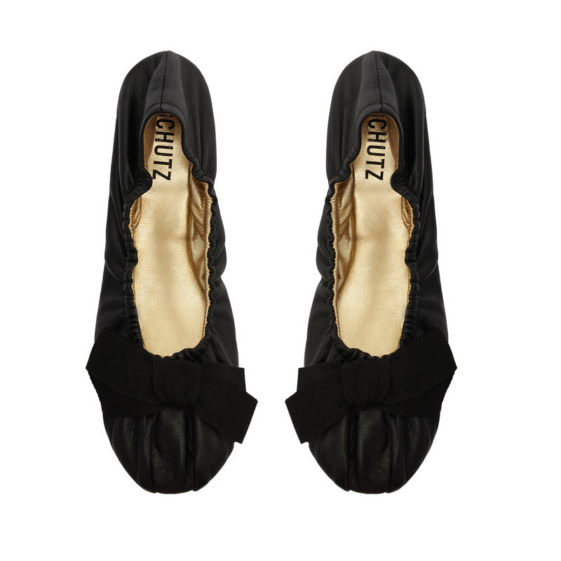 Suzanne Leather Flat Flats Fall 23    - Schutz Shoes