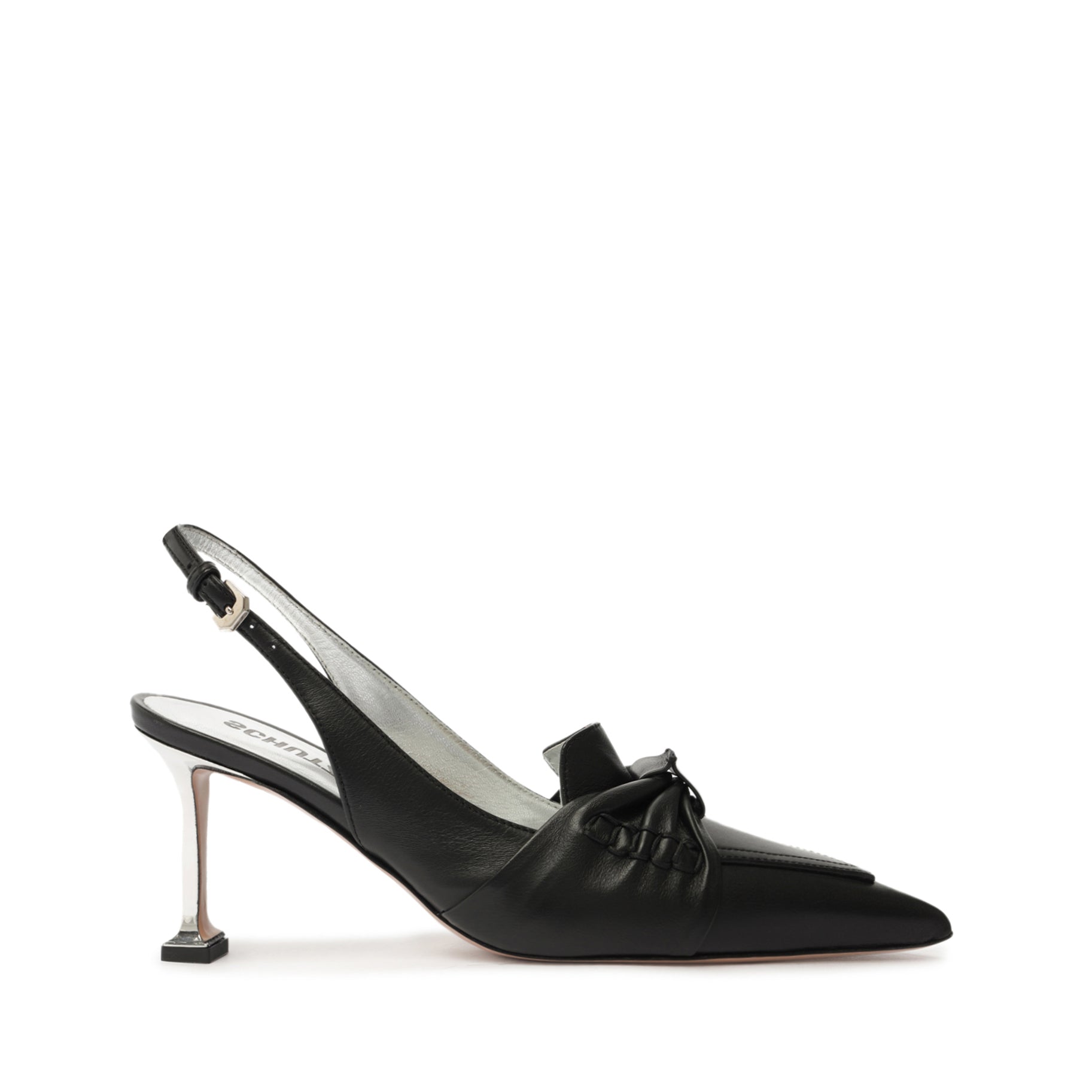 Fiorella Mid Leather Pump Pumps WINTER 23 5 Black Nappa Leather - Schutz Shoes