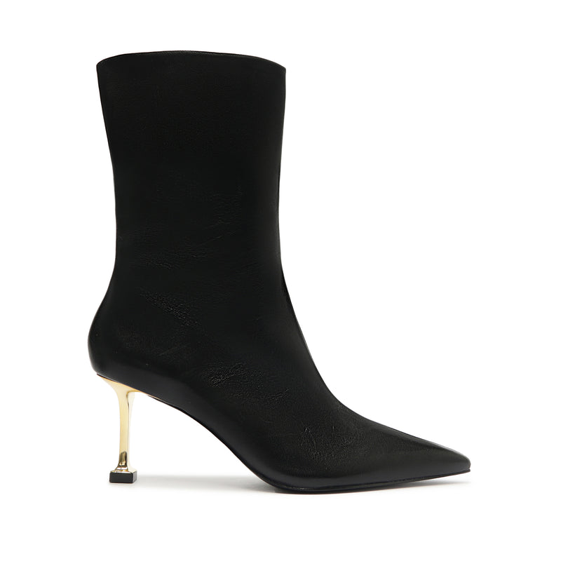 Firenze Bootie Booties Fall 24 5 Black Leather - Schutz Shoes