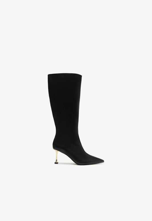 Firenze Up Boot Boots Fall 24 5 Black Leather - Schutz Shoes