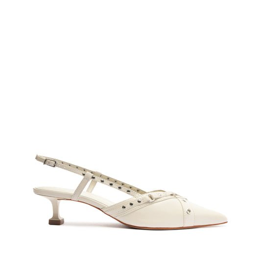 Venezia Nappa Leather Pump Pumps WINTER 23 5 Pearl Nappa Leather - Schutz Shoes