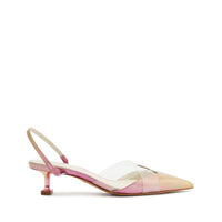 Go to related product Tori Kitten Vinyl & Specchio Leather Pump