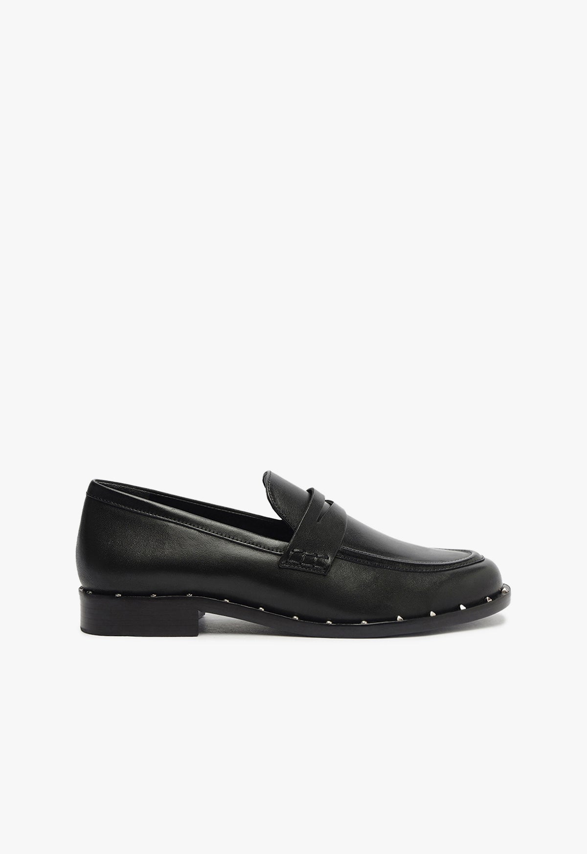 Andria Flat Flats Fall 24 5 Black Leather - Schutz Shoes