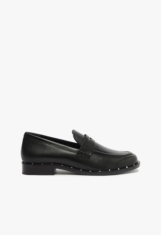 Andria Flat Fall 24 5 Black Leather - Schutz Shoes