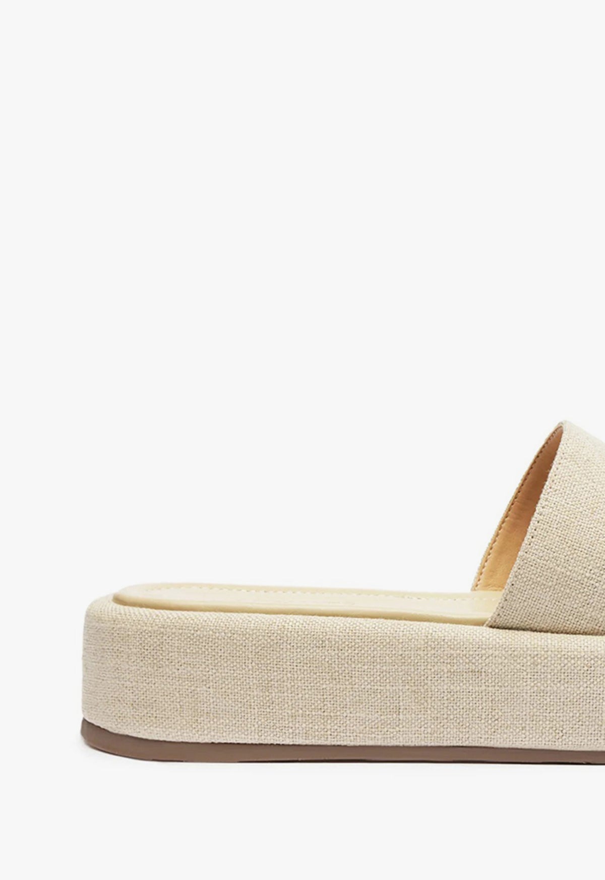 Yara Linen Flatform SPRING 24 - Schutz Shoes