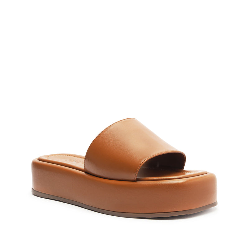 Yara Leather Sandal Flats Spring 24    - Schutz Shoes