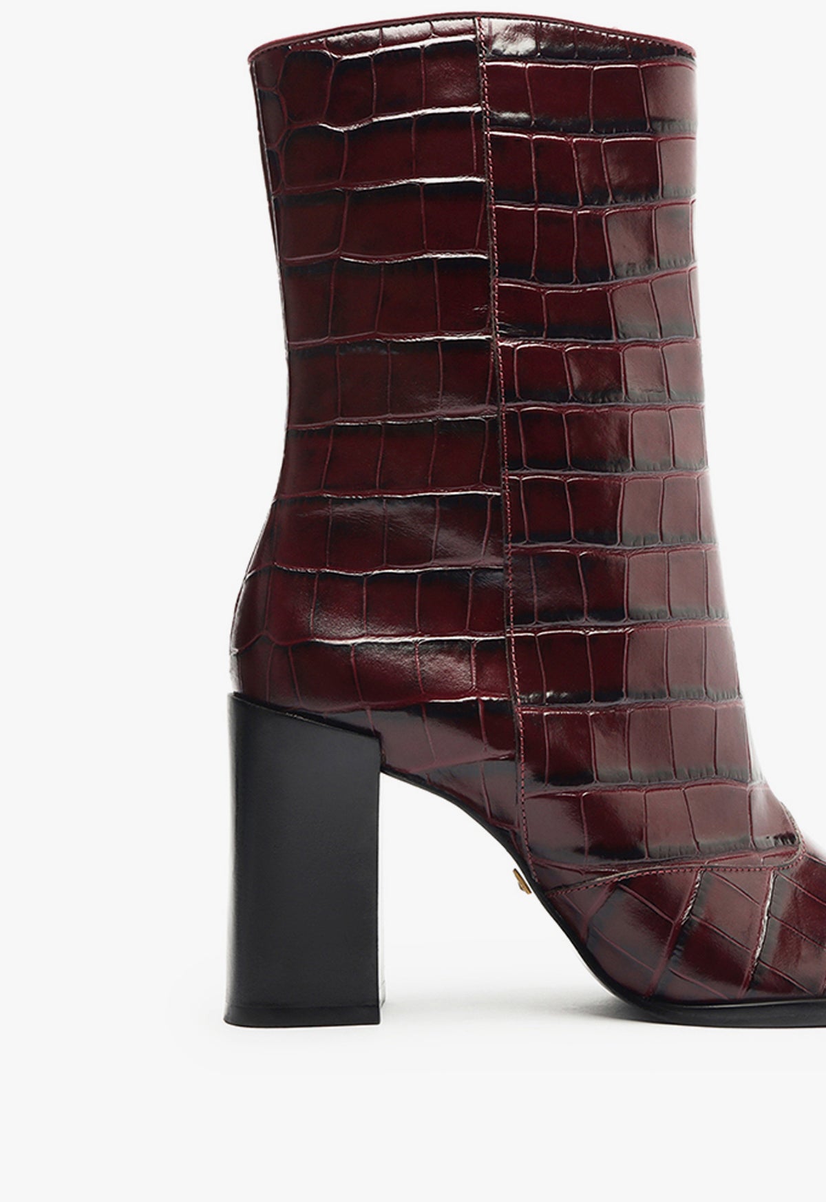 Burgundy Maroon Boots Raffaela Bootie Genuine Leather Bootie