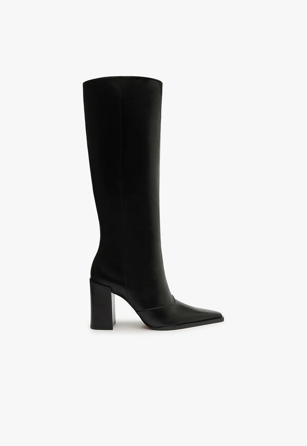 Raffaela Up  Leather Boot Boots FALL 24 5 Black Atanado Leather - Schutz Shoes