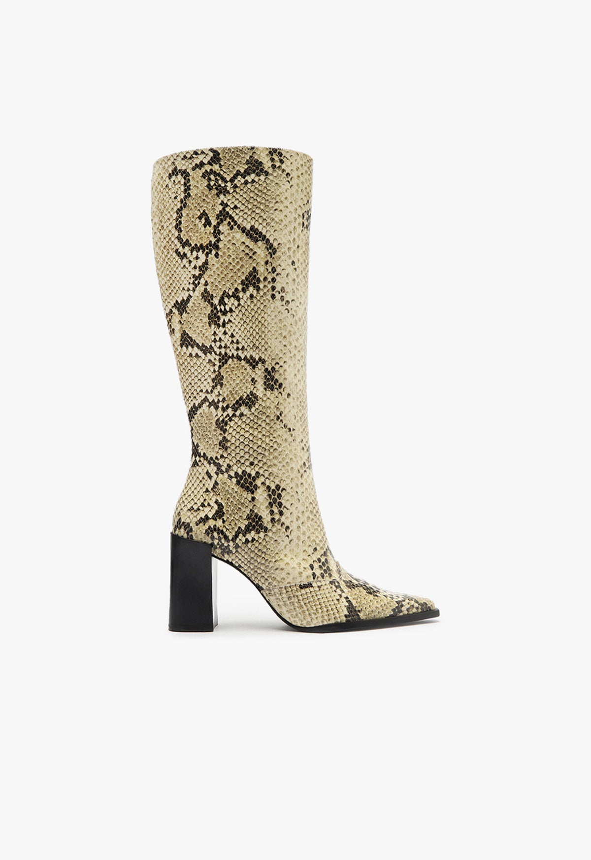 Raffaela Up Boot Fall 24 5 Animal Print Leather - Schutz Shoes