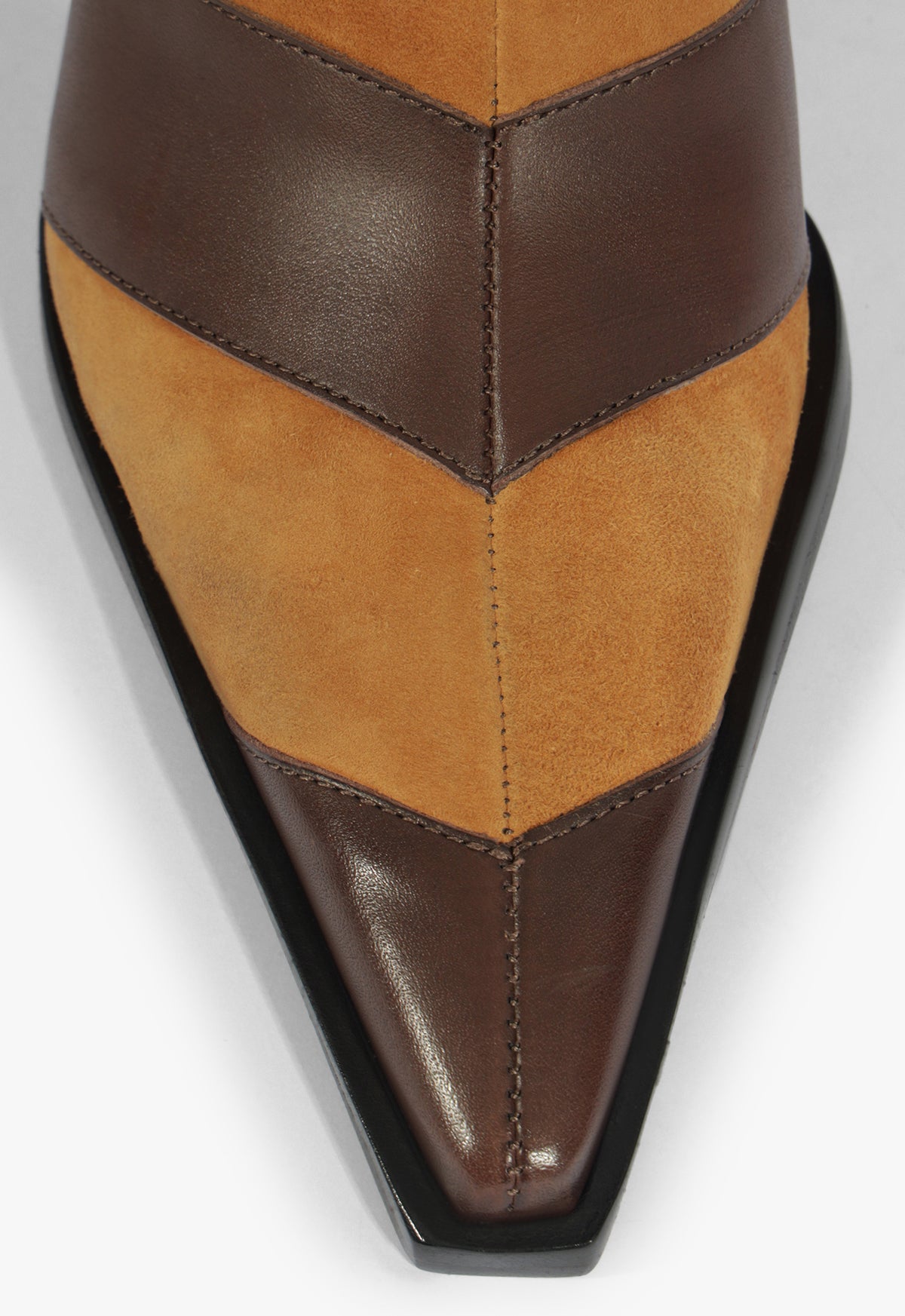 Raffaela Chevron Leather Boot Fall 25 - Schutz Shoes