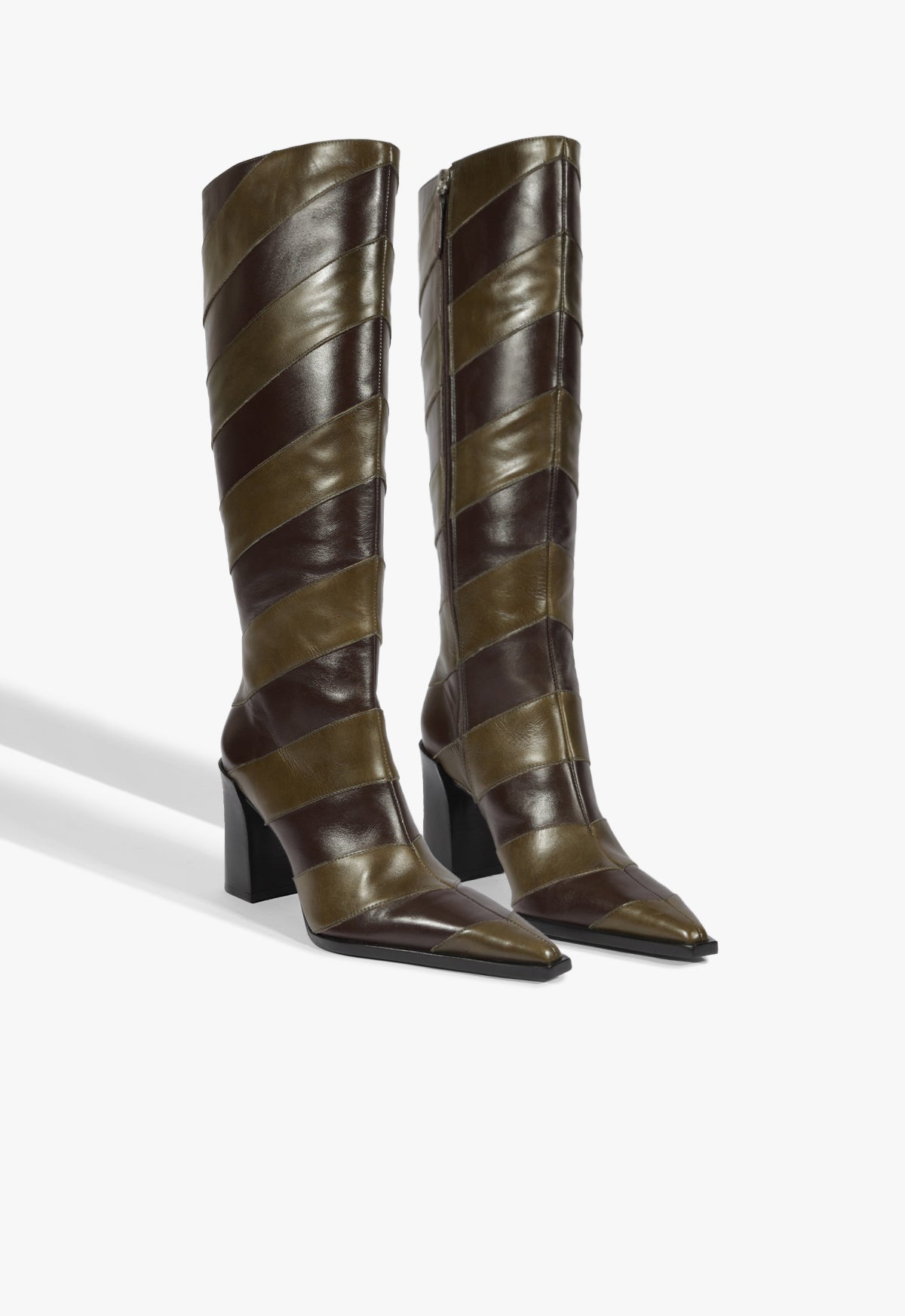 Raffaela Up Chevron Boot - Schutz Shoes