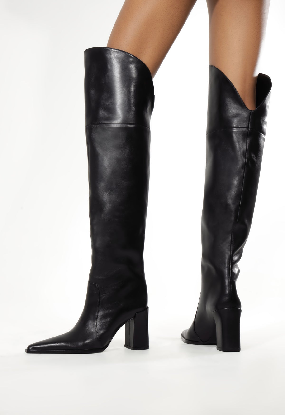 Raffaela OTK Leather Boot - Schutz Shoes