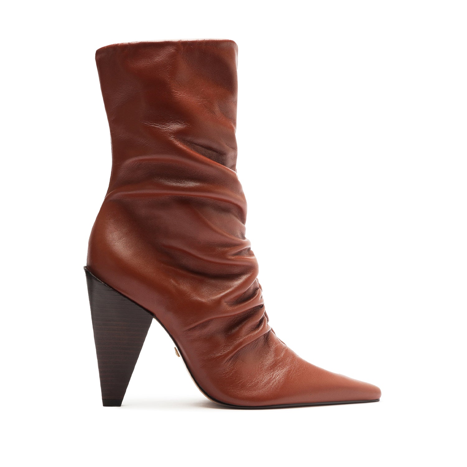 Lynn Bootie Booties Fall 24 5 Brown Leather - Schutz Shoes