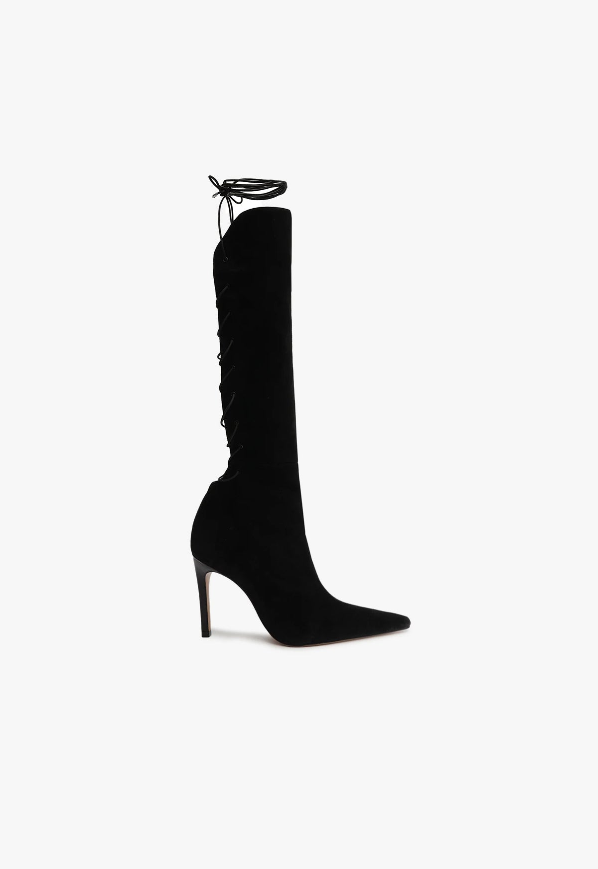 Gwen Suede Boot FALL 24 5 Black Suede - Schutz Shoes