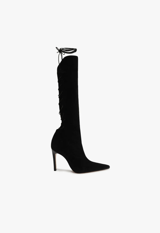 Gwen Suede Boot Boots FALL 24 5 Black Suede - Schutz Shoes