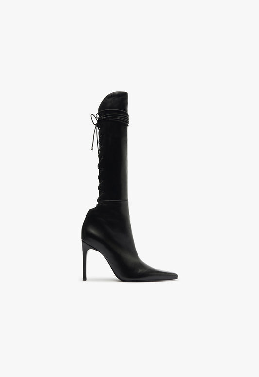 Gwen Boot Boots Fall 24 5 Black Leather - Schutz Shoes