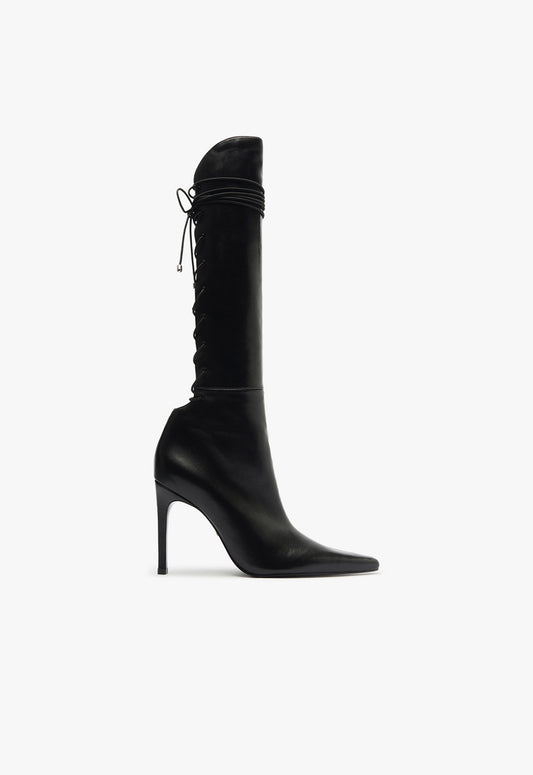 Gwen Boot Boots Fall 24 5 Black Leather - Schutz Shoes