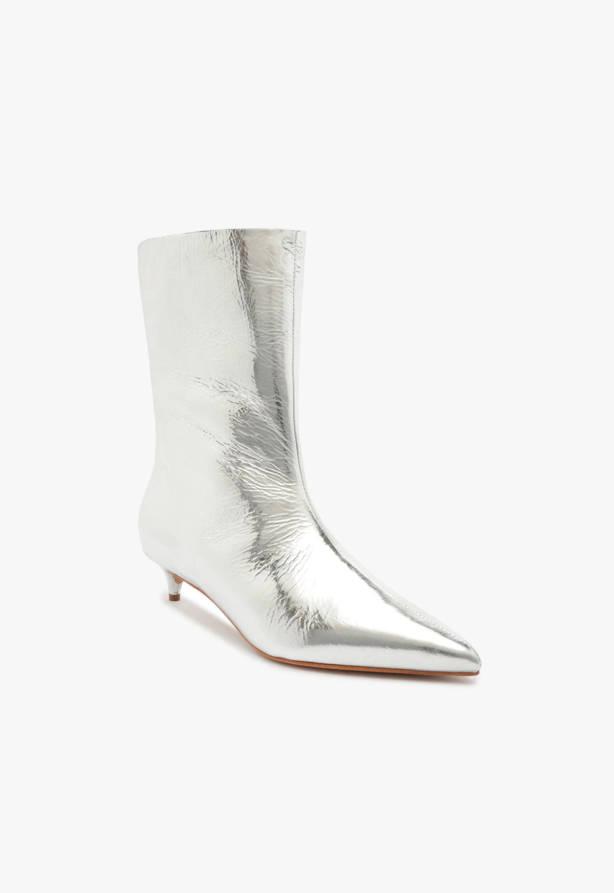 Gail Smashed Metallic Bootie Booties WINTER 23    - Schutz Shoes