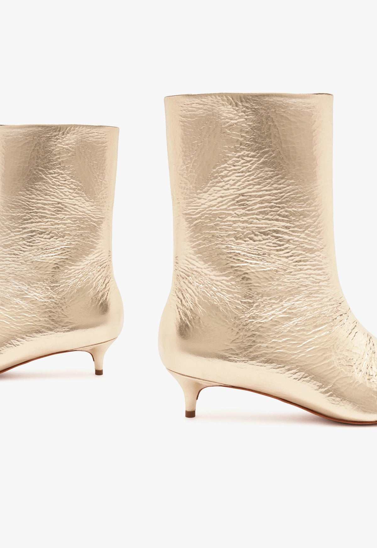 Gail Smashed Metallic Bootie Booties WINTER 23    - Schutz Shoes