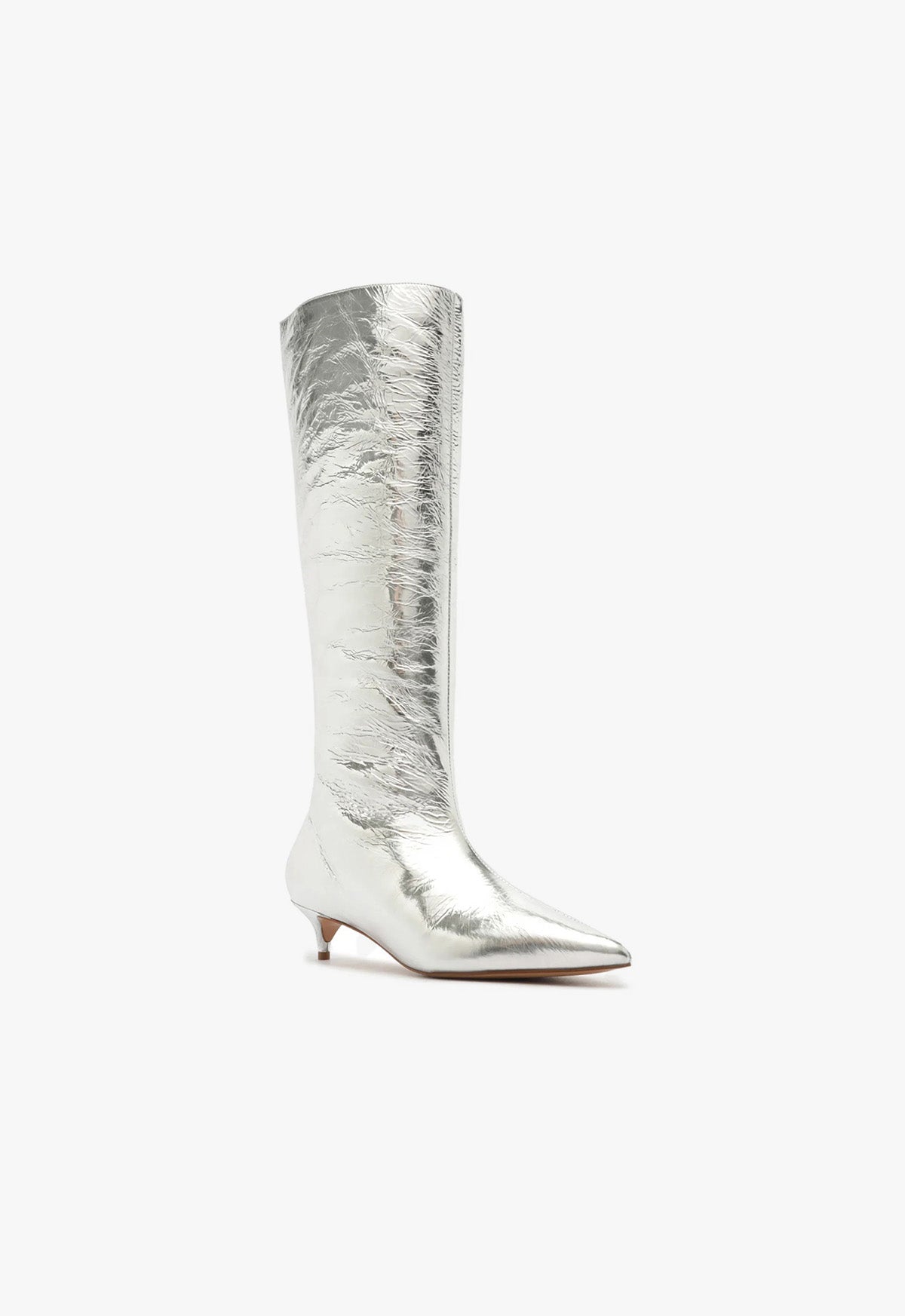 Gail Up Smashed Metallic Leather Boot Boots WINTER 23 - Schutz Shoes