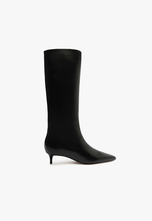 Gail Up Boot WINTER 23 5 Black Atanado Leather - Schutz Shoes