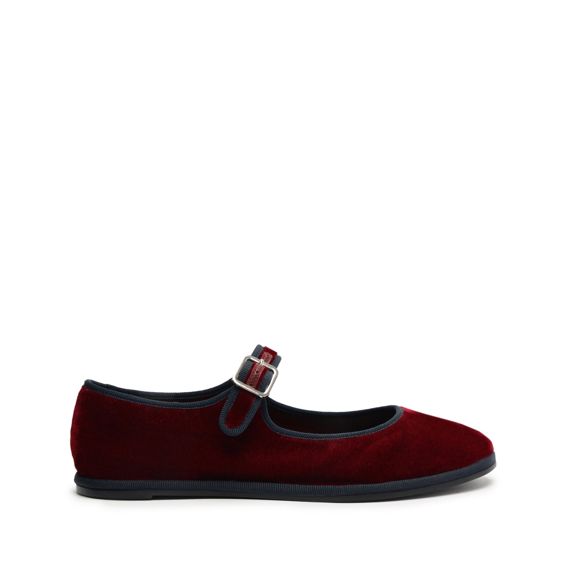 Clarissa Velvet Flat Flats FALL 23 5 Red Velvet - Schutz Shoes