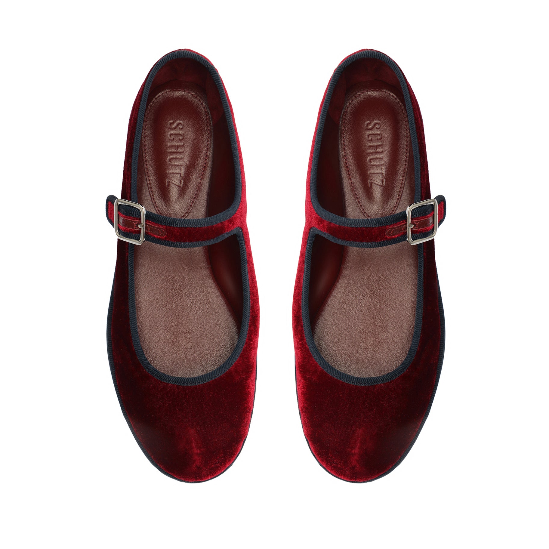 Clarissa Velvet Flat Flats FALL 23    - Schutz Shoes