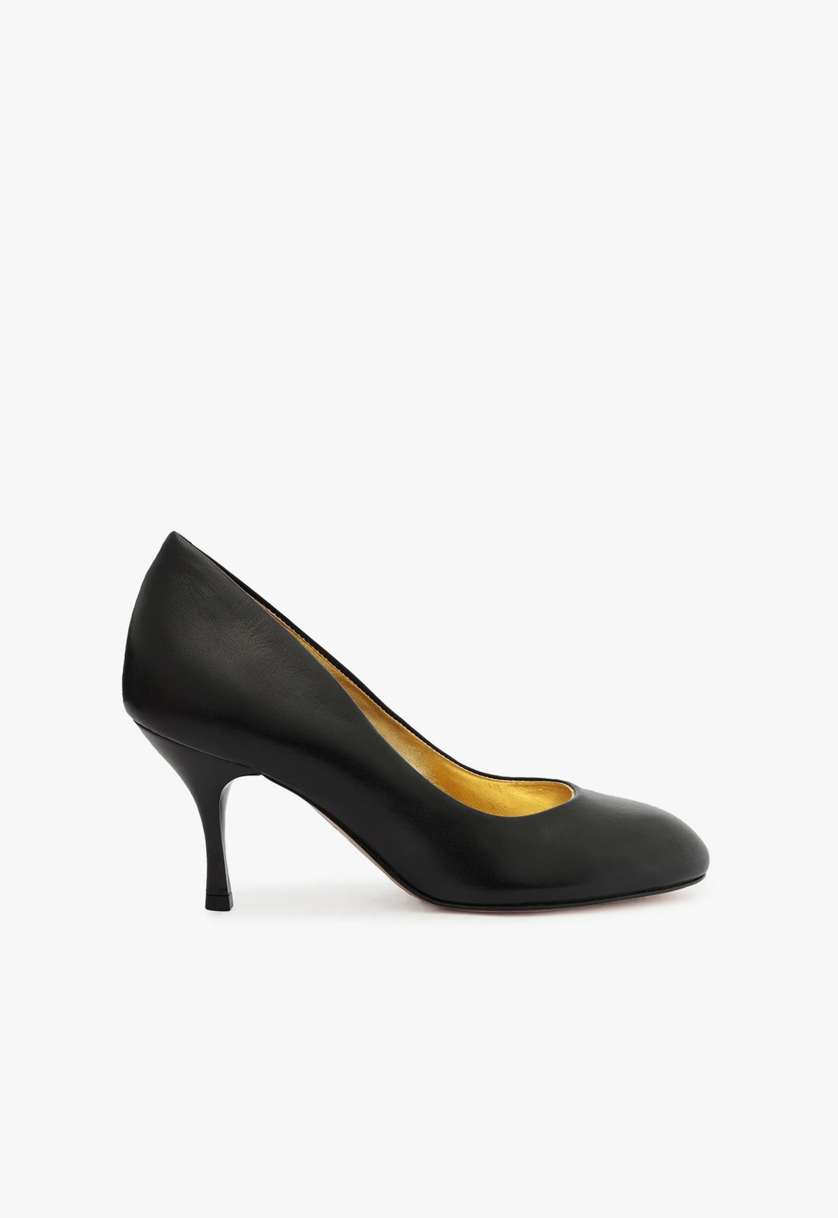 Giordana Leather Pump Pumps WINTER 23 5 Black Nappa Leather - Schutz Shoes